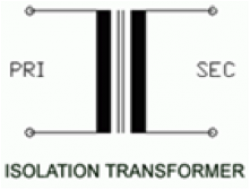 Circuit diagram - Enclosed Isolating Industrial Transformer